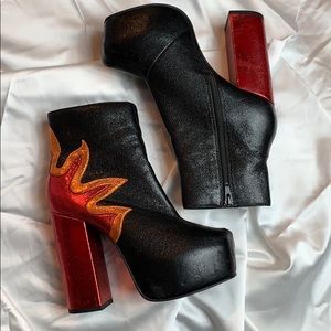 Platform Disco Boots